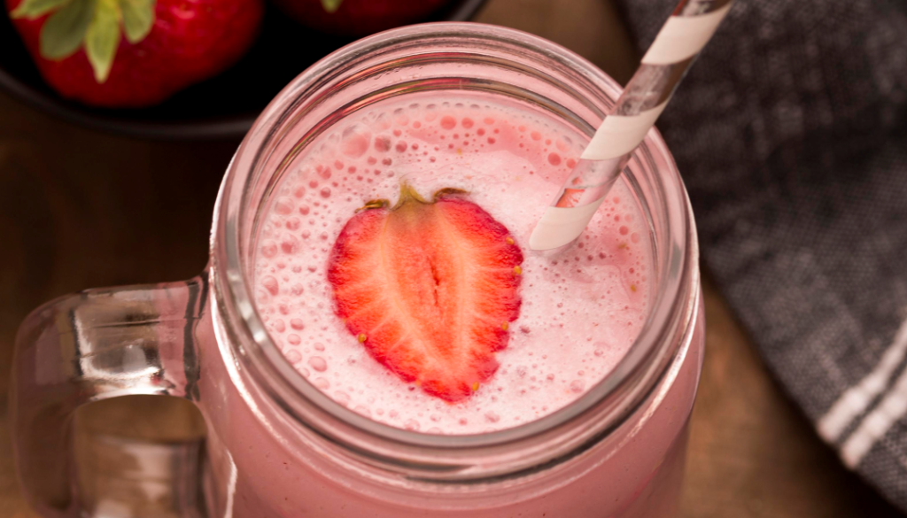 jogurtowo truskawkowe smoothie