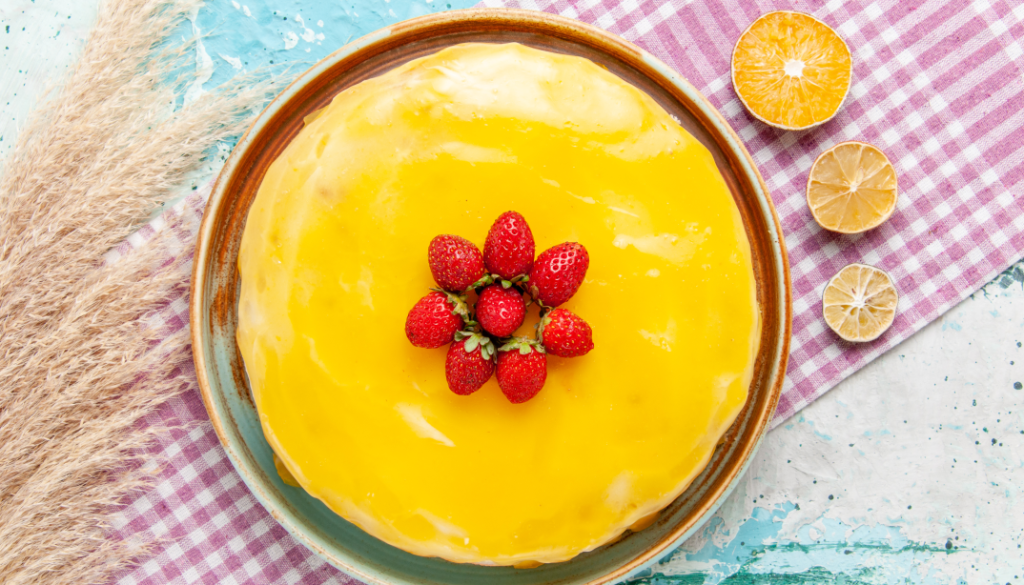 budyń z mango