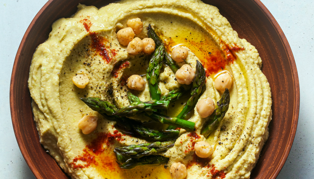hummus w misceczce
