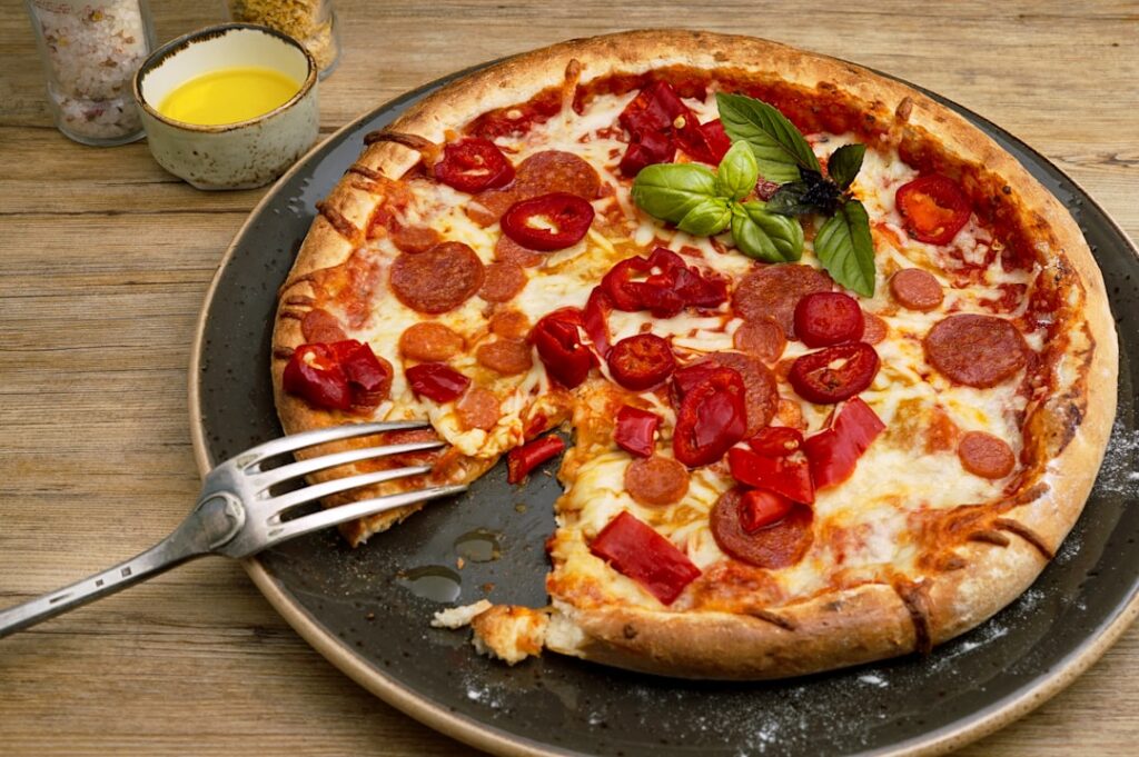 pizza z chorizo