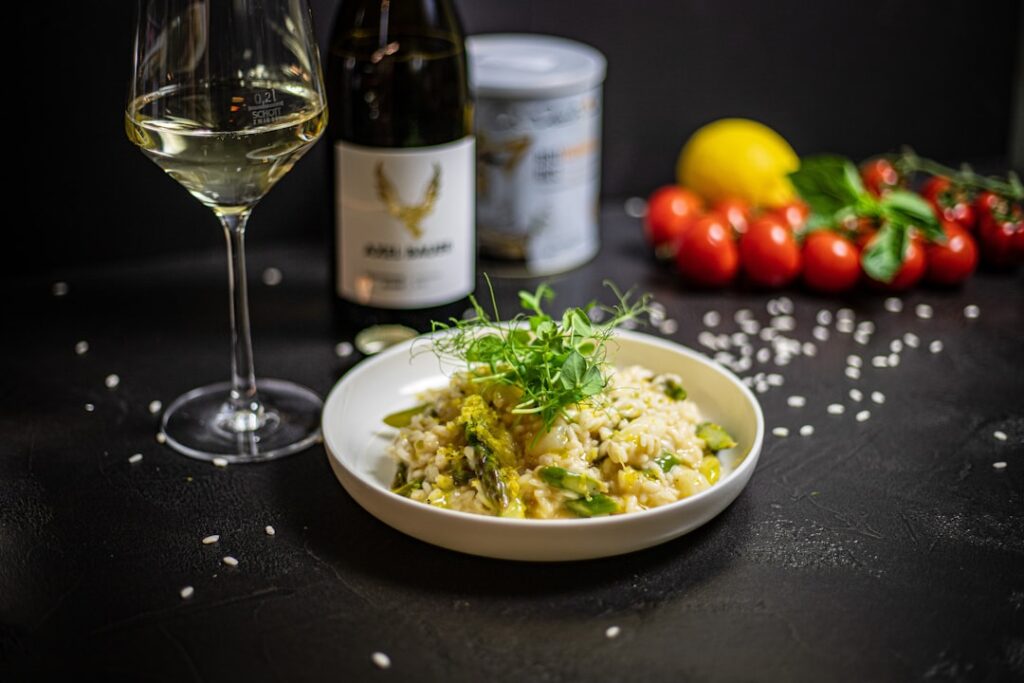 risotto ze szparagami
