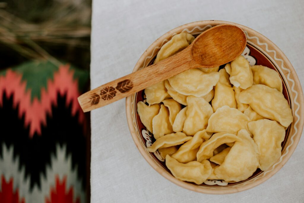 pierogi z jagodami